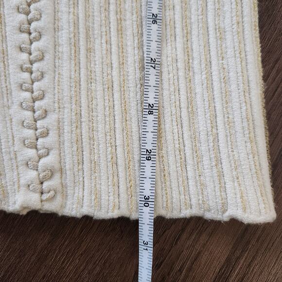 ISA‎ BOULDER lace-Up Knit Top / Dress S Cream Cocktail Y2K Retro Party - Picture 13 of 13